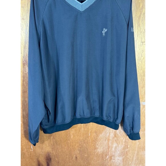 Vintage Ashworth Windbreaker Jacket Golf Men’s Medium USA Black - Picture 3 of 11